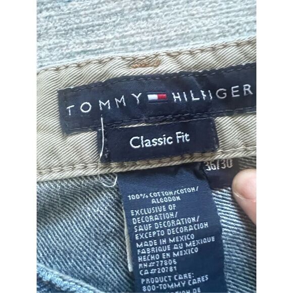 Tommy Hilfiger Classic Fit Straight Leg Jeans 36 x 30 - Picture 3 of 6